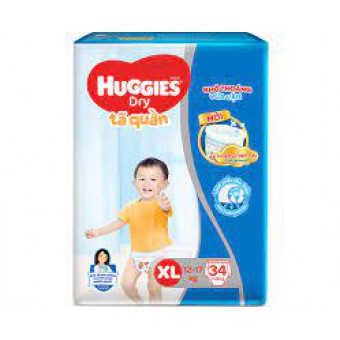 Tã bỉm quần Huggies XL34 (12-17kg)